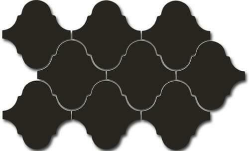 Мозаика настенная Equipe Scale Alhambra Mosaic Black Matt 27x43 см, м.кв.