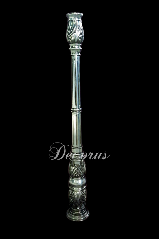 Декор из стекловолокна DECORUS SS-012 chrome Столб для лестниц