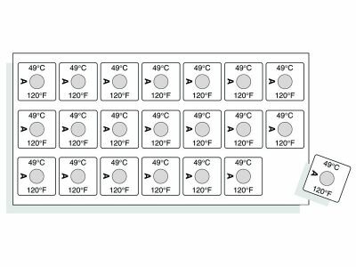 Этикетки термоиндикаторные Markal Tempilabel Series, 210 штук 88°C M026259