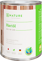 Твердое Масло Gnature Hartol 245 10л Универсальное для Деревянных Стен, Потолков, Полов, Лестниц, Мебели, Пробки и ОСБ