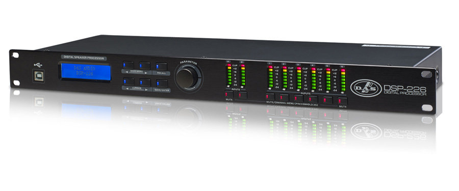 Das Audio DSP-226 цифровой контроллер обработки звука, 2 входа, 6 выходов