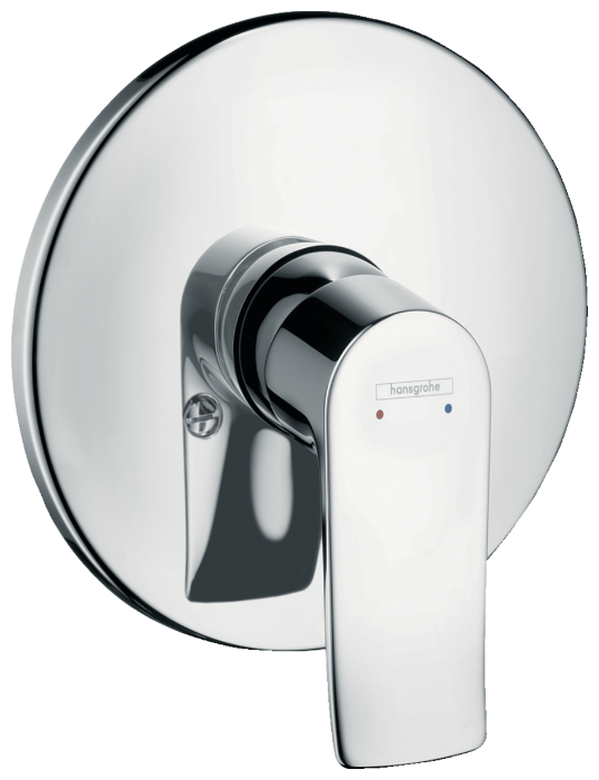 Смеситель для душа hansgrohe Metris 31686000 + 13620180 однорычажный встраиваемый