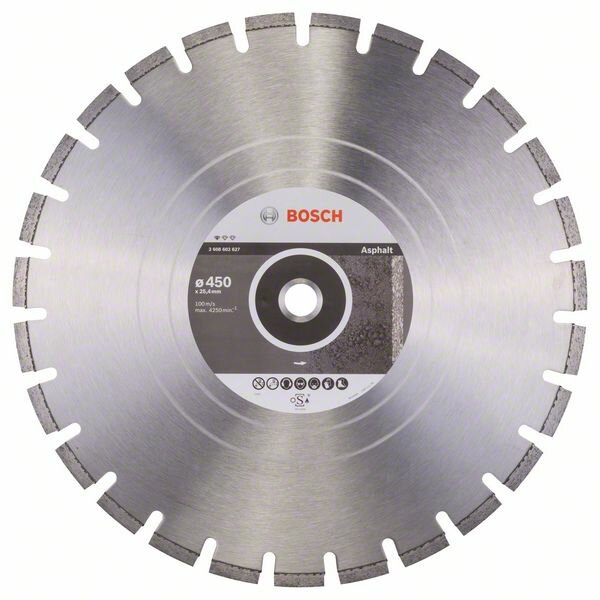 Алмазный диск Bosch Standard for Asphalt 450 (2608602627)