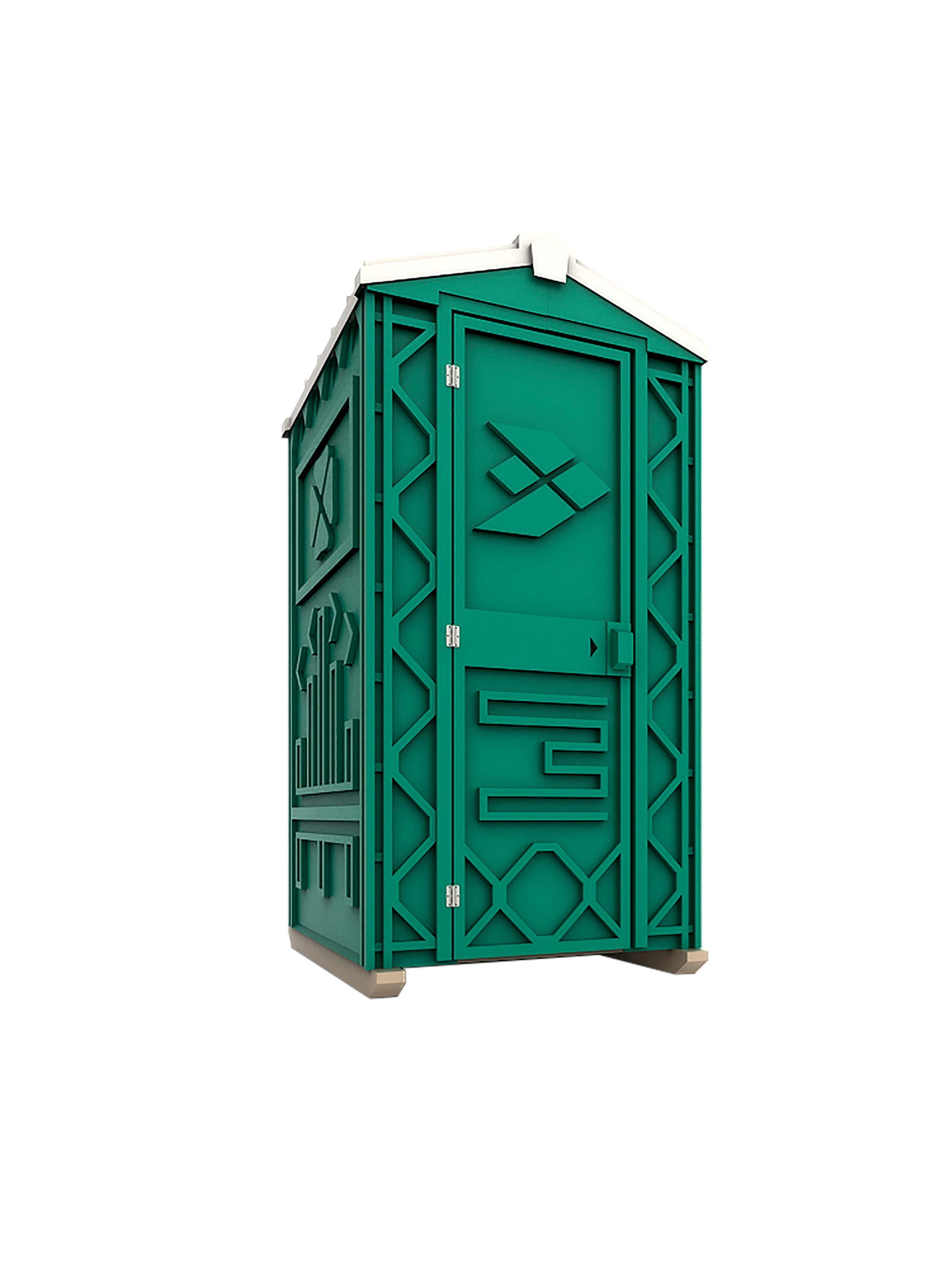 Туалетная кабина, биотуалет, пластиковый туалет для дачи ЭкоГрупп (Экостайл) ECOSTYLE
