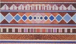 Мозаика Solo Mosaico Фрэнк Райт 1005x1675 12x12x6 Мозаика стекло 100.5x167.5 Стандартные матричные панно, ковры, категория сложности 2