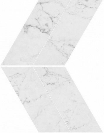 Керамогранит Atlas Concorde (Атлас Конкорд Италия) Marvel Carrara Pure Chevron Lappato 22.5х22.9 Marvel Stone Wall AS1V