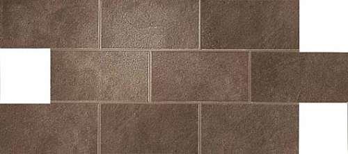 Керамогранит Atlas Concorde (италия) Dwell Floor Brown Leather Brick Lappato A1E6 436x217 мм (Керамогранит)