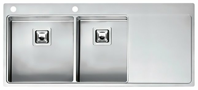 Интегрированная кухонная мойка Reginox Nevada 40-30 left 116х51см нержавеющая сталь
