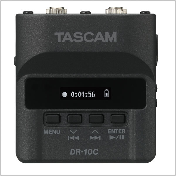 Tascam DR-10CH портативный LPCM рекордер для резервного копирования сигнала радиосистем Shure