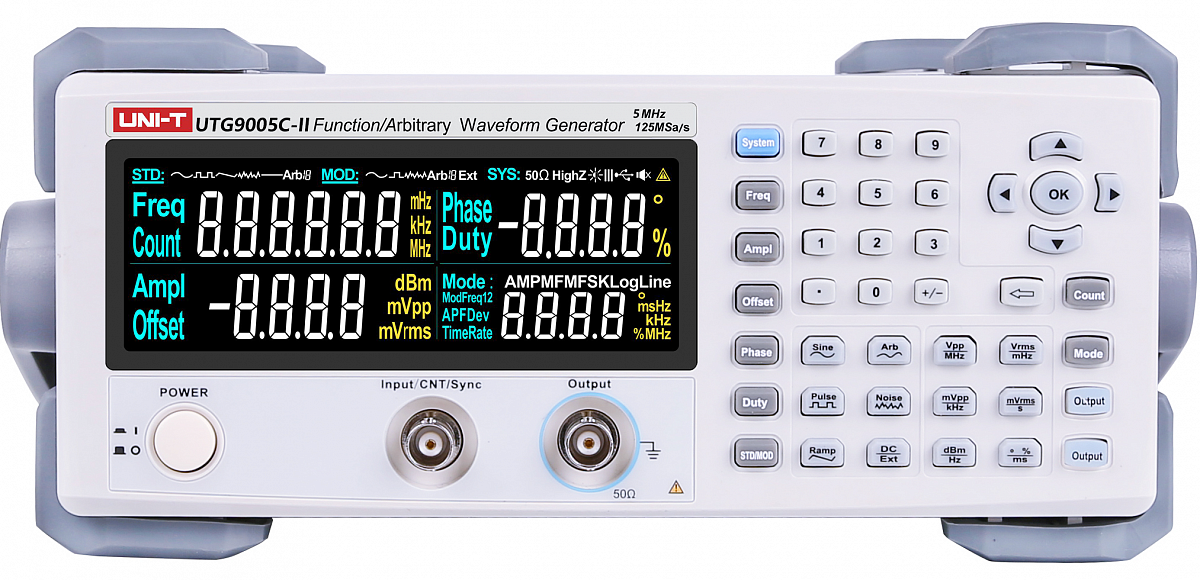 UNI-T UTG9005C-II генератор сигналов 5 МГц