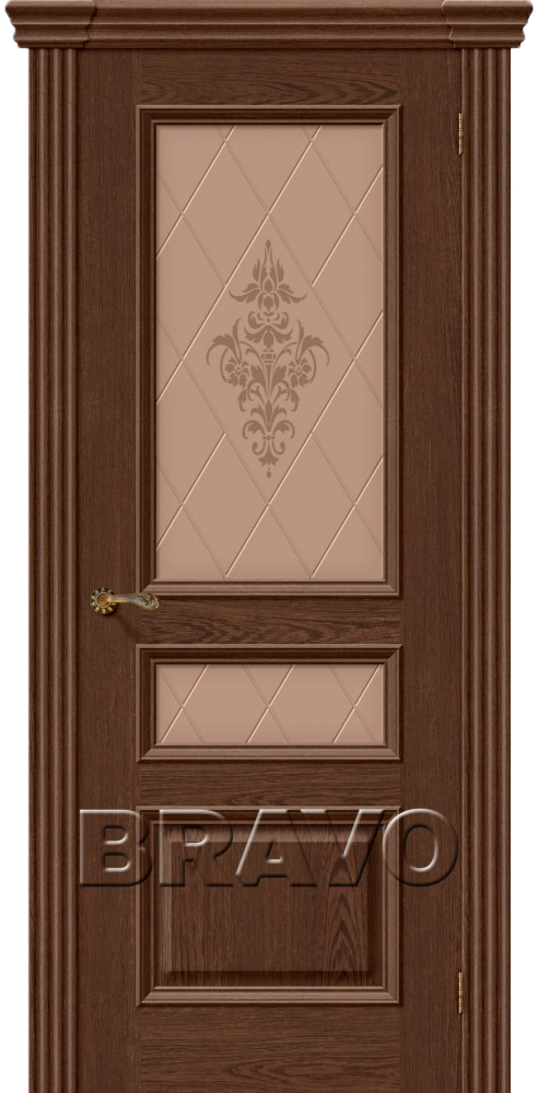 Межкомнатная дверь Браво Вена ПО | Виски | 800 х 2000