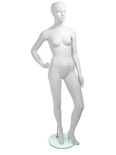 Манекен женский белый скульптурный Lauren Pose 03