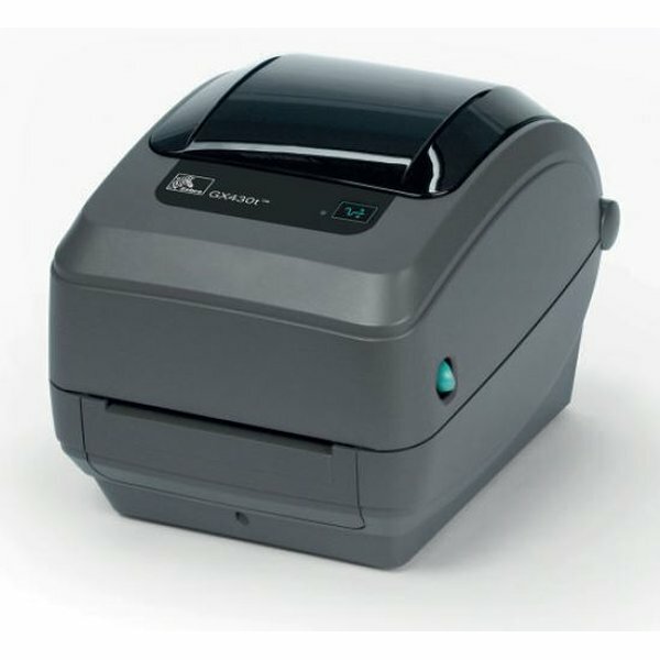 Принтер этикеток Zebra Zebra TT Printer GX430t; 300dpi, EU and UK Cords, EPL2, ZPL II, USB, Serial, Ethernet, Cutter - Liner and Tag