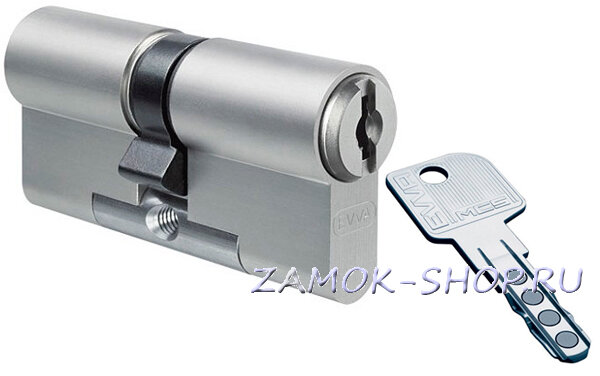 Цилиндр EVVA MCS ключ/ключ, никель, 31х51
