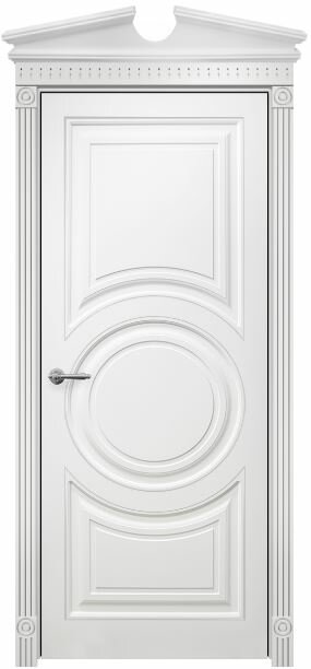 Межкомнатная дверь Оникс Софья (Эмаль белая по МДФ) глухая