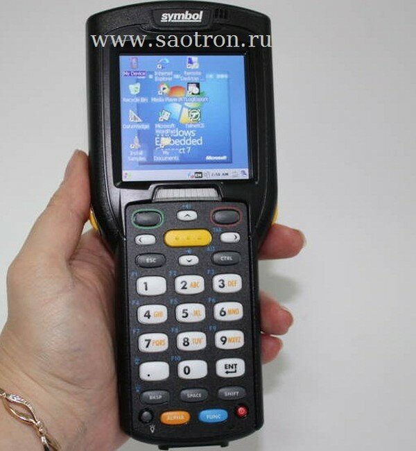 терминал сбора данных zebra / motorola symbol mc32n0-rl2scle0a (wlan/bt, rotating head, 1d laser, color-touch display, 28 key, st.bat, ce 7.x pro, 512mb ram/2gb rom) MC32N0-RL2SCLE0A