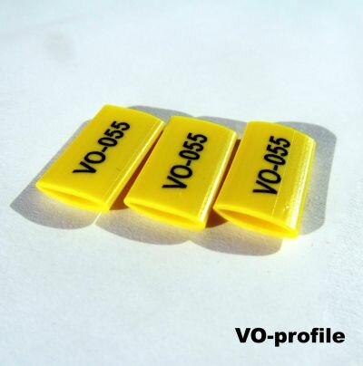 Профиль VO-022BN4 желтый, для маркировки однотипных проводов Ø 2,2 мм, 250 метров