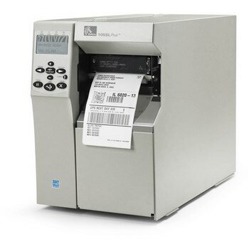 Принтер этикеток термотрансферный Zebra 105SLPlus, 203 dpi, 302 мм/с, USB, RS, LPT, Ethernet (102-80e-00000)