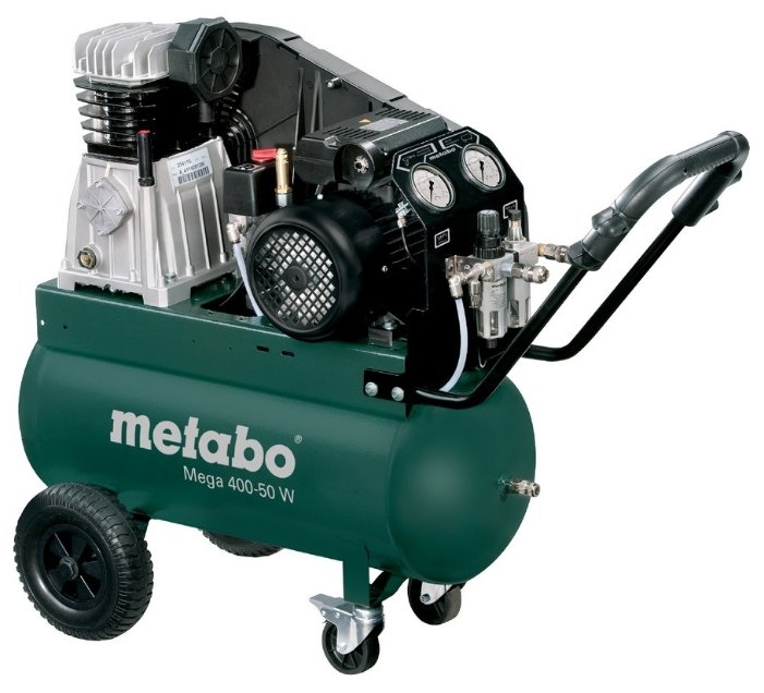 Компрессор масляный Metabo Mega 400-50 W, 50 л, 2.2 кВт