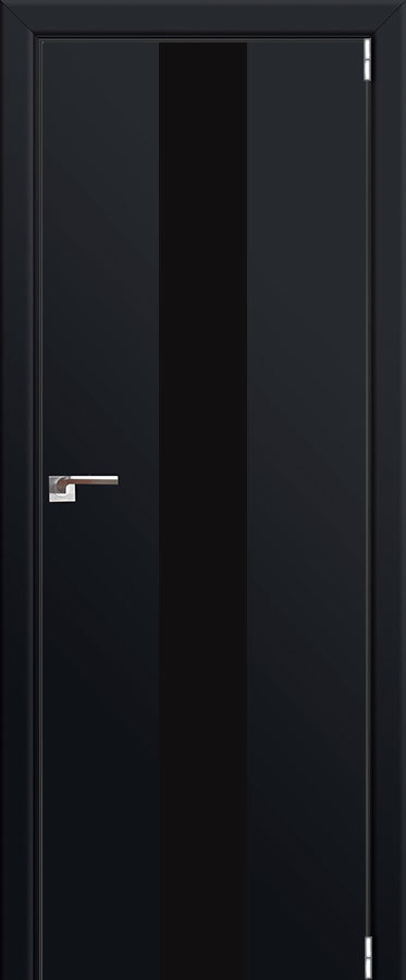 Межкомнатная дверь Profil Doors 25Е до Черный лак (Черный матовый)