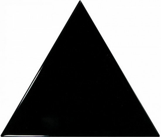 Настенная плитка 23821 Scale Triangolo Black 10.8x12.4 Equipe