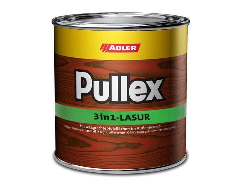 Adler Пропитывающая лазурь Pullex 3in1-Lasur на основе растворителя (Цвет-Wenge 50423 Pullex 3in1 Lasur Объём-10 л.)