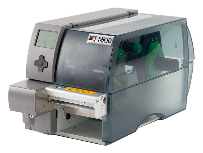 Термотрансферный промышленный принтер Partex MK10 с перфоратором {MK10-SET}