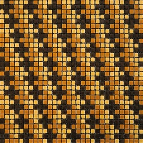 Мозаика Solo Mosaico Салливен 419x419 12x12x6 Мозаика стекло 41.9x41.9 Стандартные изделия с простым геометрическим рисунком