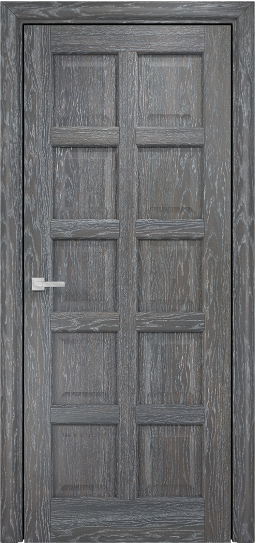 Дверь Оникс модель Вена 2 Цвет:Дуб седой Остекление:Без стекла