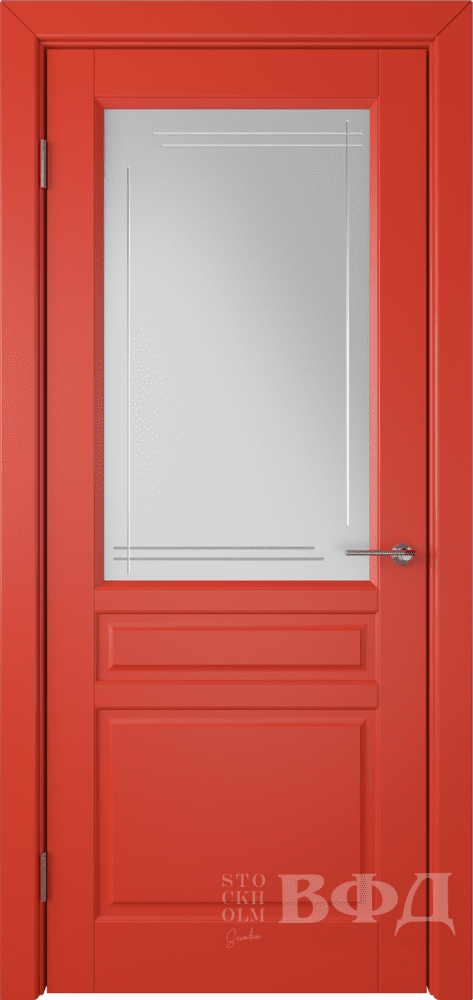 Межкомнатная дверь ВФД коллекция quot;стокгольмquot; Стокгольм Красный ПО 900х2000