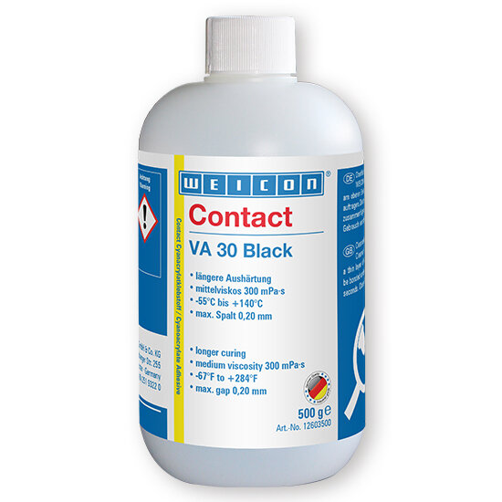 Цианоакрилатный клей Weicon VA 30 Black (500 г) {wcn12603500}