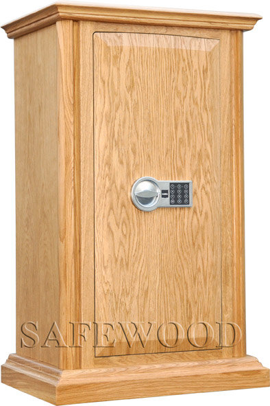 Сейф с отделкой деревом Safewood 112EL Primary Chrome