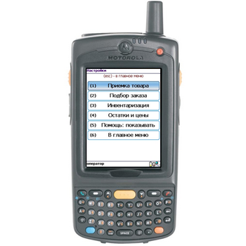 Терминал сбора данных Symbol MC75A6, Wi-Fi, RFID, HF, 3G, 2D Imager, 256 MB/1 GB, QWERTY Keypad, Win Mobile 6.5, Bluetooth, GPS (MC75A6-P4CSWQRHF01)