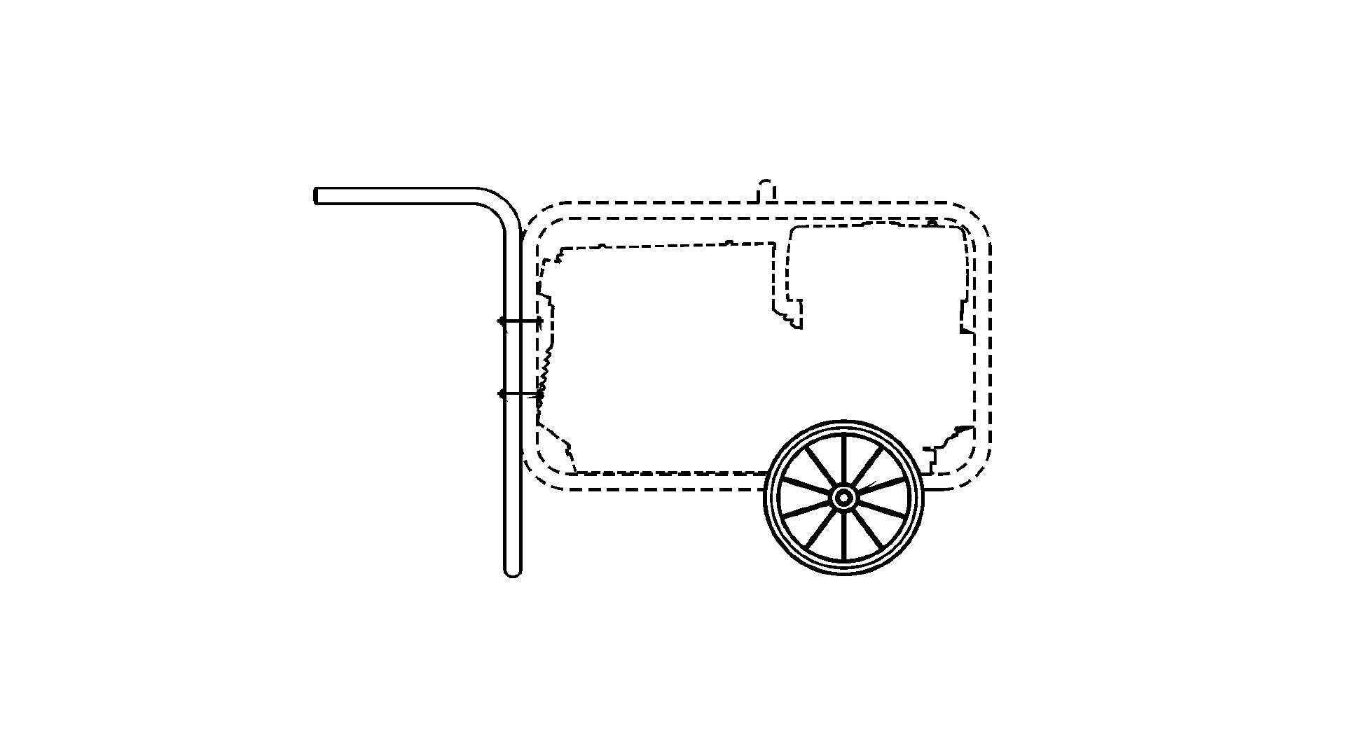 Тележка ESAB Trolley KHM 2-х колесная