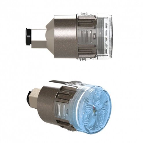 Светильник quot;Mini-Brio 1quot; M12 белый для теплой воды, кабель Led-да, тип Led-Mini Brio