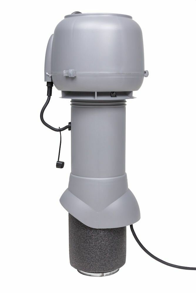 Вентилятор Vilpe 120 P 125/500 — вентиляционный выход с колпаком, в который встроен вентилятор, внешний Ø 160 мм, цвет RAL 7040