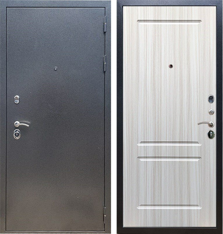 Входная стальная дверь Армада 11 ФЛ-117 (Антик серебро / Сандал белый)