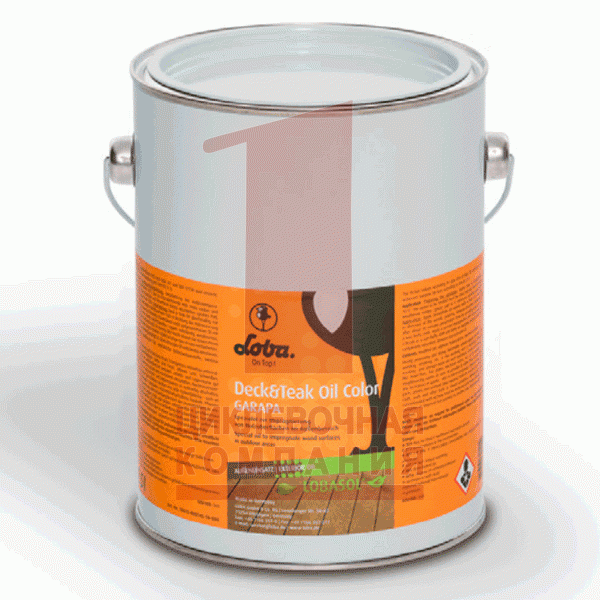Lobasol Deck  Teak Oil Color Масло для пропитки древесины, дугласия (12 л)