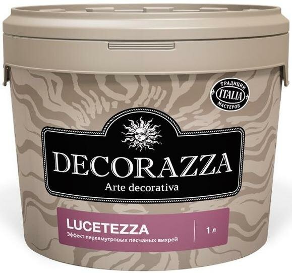 Decorazza Lucetezza/Декоразза Лучетецца декоративная краска с перламутровым эффектом Bronzo 5л