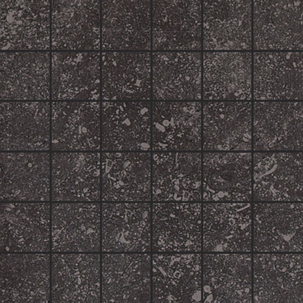 Мозаика Rex Ceramiche Pietra Del Nord Nero nat. Mosaico 5x5 30x30 736261 300x300 мм (Керамогранит)