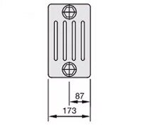 Радиатор отопления Zehnder Charleston 5040/10 №1270 3/4quot; RAL 9016