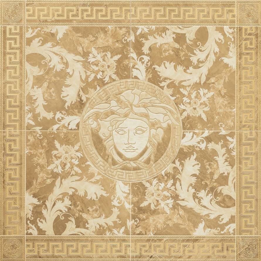 Керамогранит Versace Marble Rosone Oro 117.2x117.2