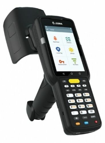 Терминал сбора данных Zebra MC3390R MC339R-GF4HG4EU UHF RFID GUN, Linear Antenna, 802.11 A/B/G/N/AC, SE4750MR 2D Imager 47 KEY, 2X Battery, GMS, 4GB R