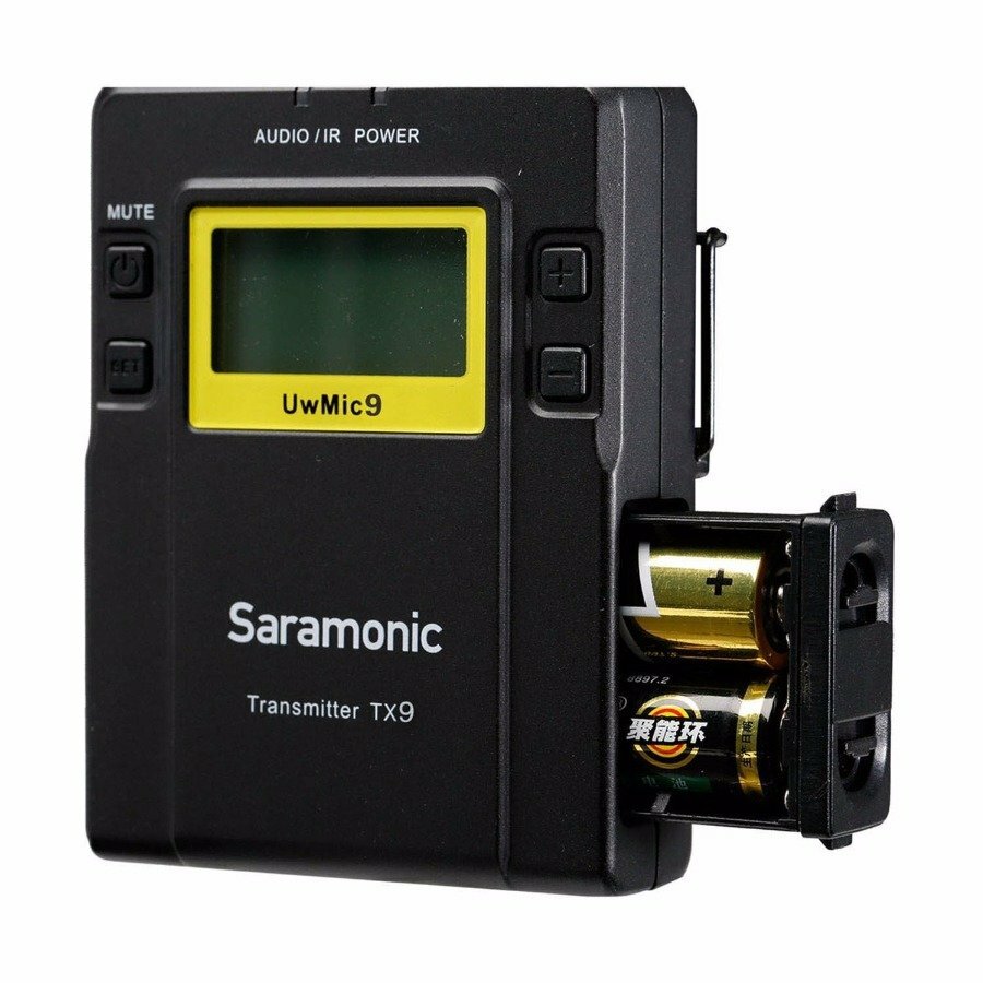 Микрофон Saramonic UWMIC9 TX9+TX9+RX9 Петличная радиосистема двухканальная ( приёмник + 2 передатчика)