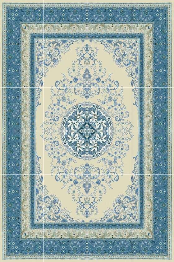 Декор керамогранит Expotile Carpets Persa Gris Комплект 24 шт. 50х50 2000x3000 мм (Керамогранит)