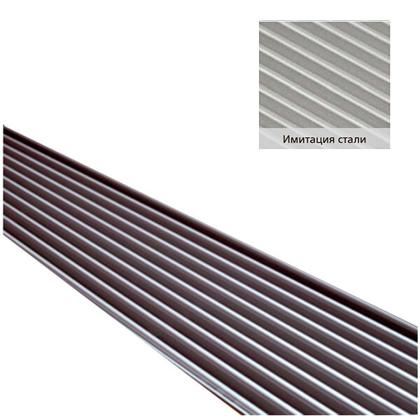 Декоративная решетка Mohlenhoff DL 15.260-16.4250-EO, линейная (сталь)