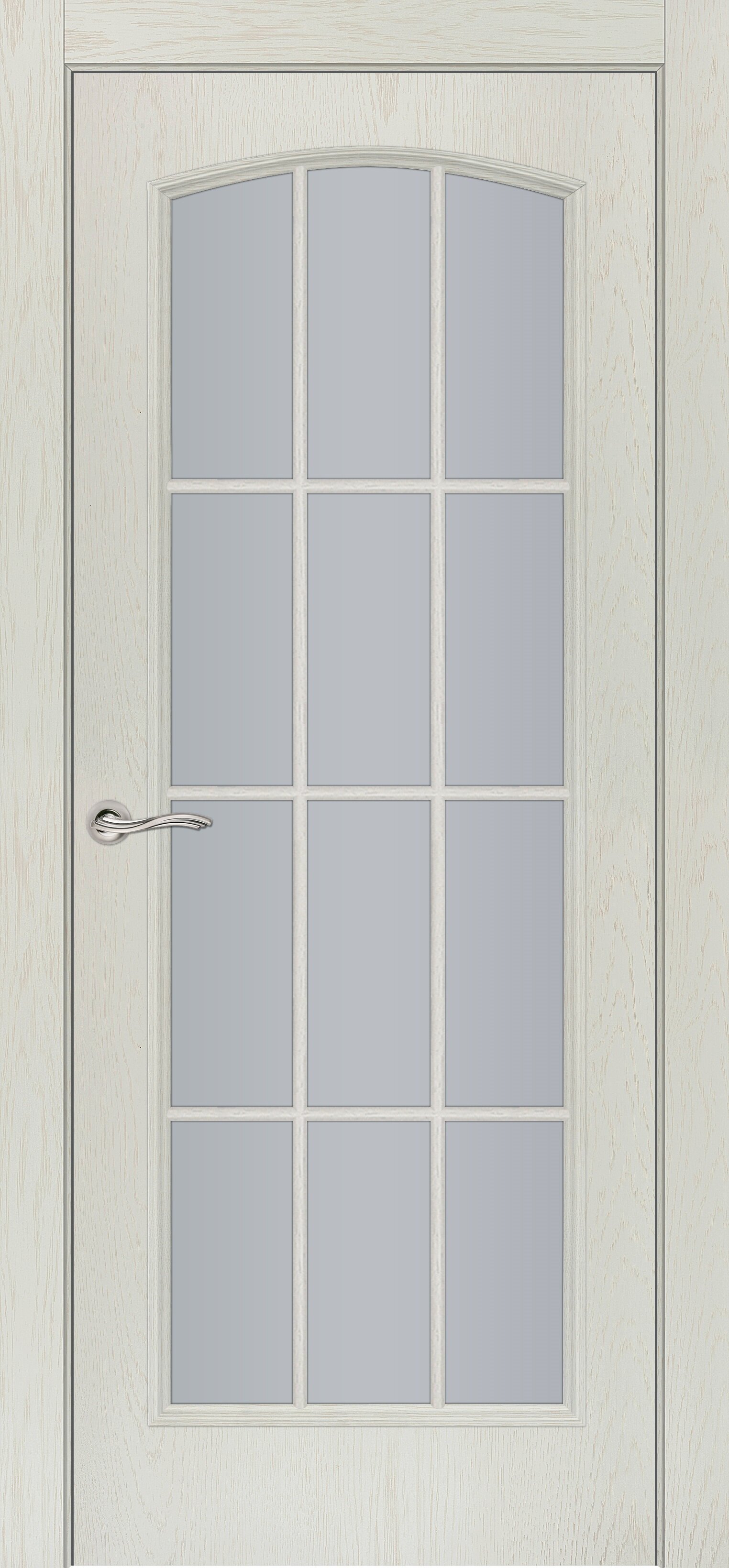 Дверь Фрамир CLASSIC VESTA 4/2 Цвет:Лён Остекление:Прозрачное