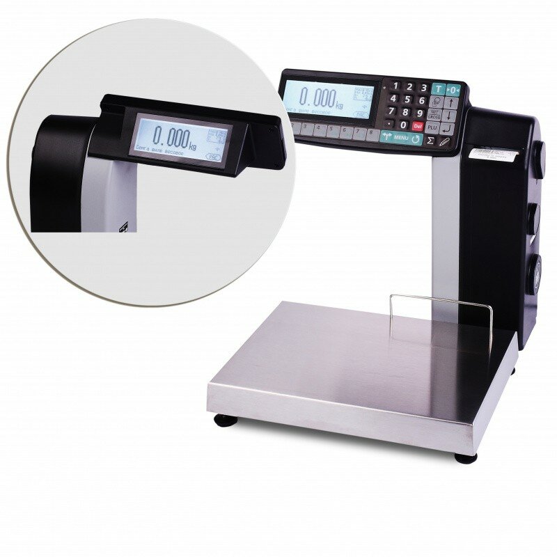 Весы с принтером печати МАССА-К MK-RL MK-6.2-R2L-10-1 МК58005 МАССА-К MK-RL