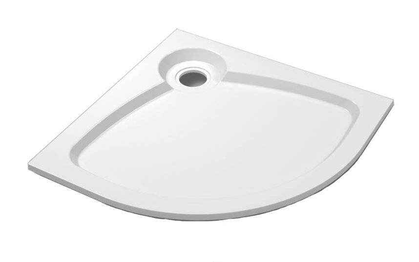 Поддон встраиваемый из искуственного мрамора Cezares TRAY-S-R-80-550-56-W