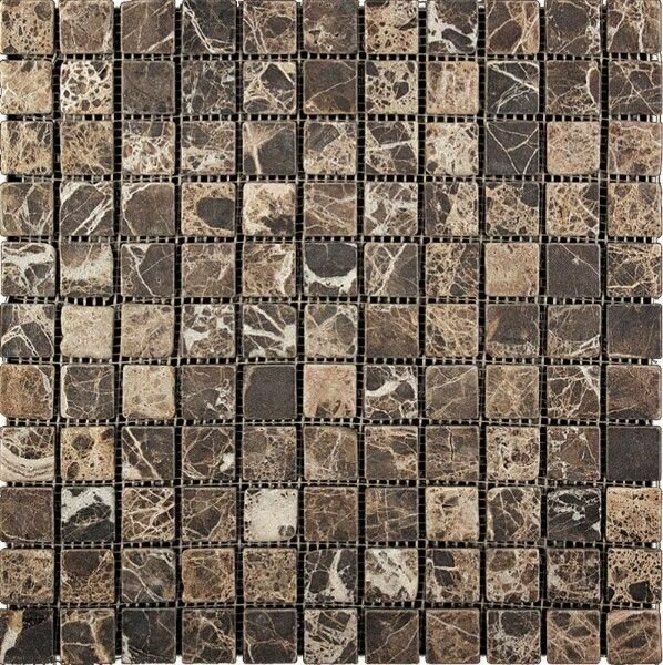 NATURAL Мозаика из мрамора M022-25T (Emperador Dark) 30,5x30,5